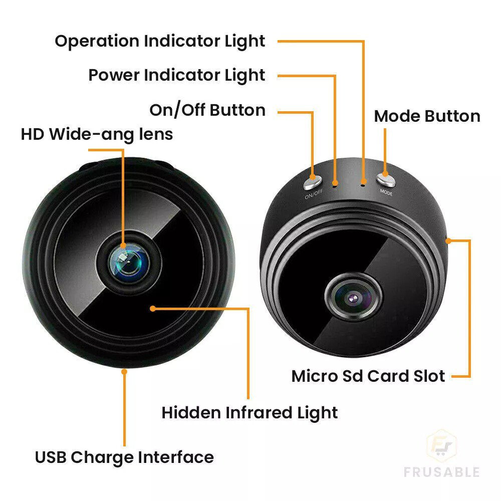 A9 Mini Wireless WIFI Camera 1080P HD Day / Night Vision